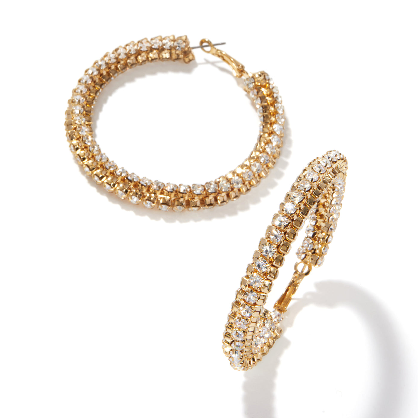 ultimate glam hoops - gold